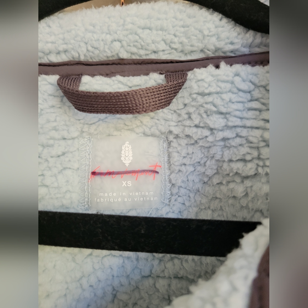 Free people movement Courtside fleece jacket size XS - Picture 6 of 10